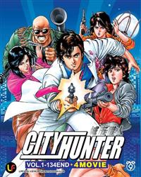 City Hunter (TV 1-134 + 4 Movie) (DVD) (1988-2019) Anime