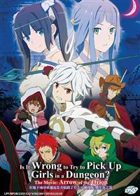 Is It Wrong to Try to Pick Up Girls in a Dungeon The Movie Arrow of the Orion (DVD) (2019) Anime