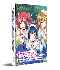 Love Live! Season 1+2 + 2 Movies (DVD) (2013-2019) Anime