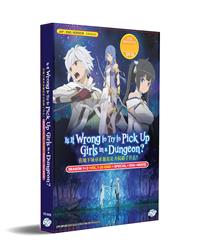 Is It Wrong to Try to Pick Up Girls in a Dungeon (Season 1+2+Special+OVA+Movie) (DVD) (2019) Anime