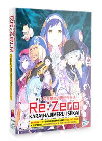 Re:Zero kara Hajimeru Isekai Seikatsu Season 1+2+SHIN HENSHUU-BAN (DVD) (2016-2021) Anime