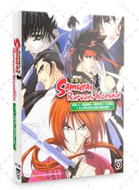 Samurai  Rurouni Kenshin TV Series + Movie +2 OVA + 5 Live Action Movies (DVD) (1996-2012) Anime