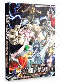 DVD ANIME RECORD OF RAGNAROK COMPLETE TV SERIES VOL.1-12 END
