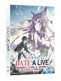 Date A Live Season 1~4 + 2 OVA + 3 Movies (DVD) (2013~2022) Anime