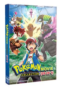 Pokemon Movie Collection (26 IN 1) (DVD) (1998-2019) 动画