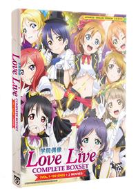 Love Live! 1-102 + 2 movies (DVD) (2013-2022) Anime