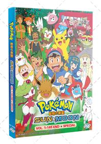 寵物小精靈 SUN & MOON VOL. 1-145 END + SPECIAL (DVD) (2016-2019) 動畫
