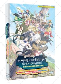 在地下城寻求邂逅是否搞错了什么?  Season 1-5 + SWORD ORATORIA+Sp (DVD) (2019-2023) 动画