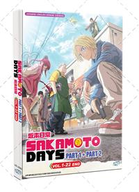Sakamoto Day Part 1+2 (DVD) (2025) Anime