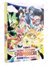 Senki Zesshou Symphogear Season1-5 (DVD) (2023-2026) Anime