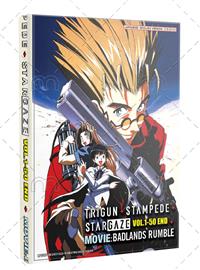 TRIGUN + STAMPEDE + STARGAZE+ MOVIE:BADLANDS RUMBLE (DVD) (2026) Anime