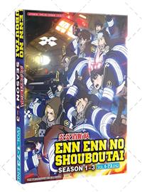 Enn Enn no Shouboutai Season 1-3 (DVD) (2019-2026) Anime