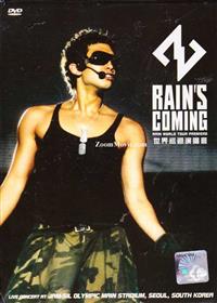 Rain's Coming - Rain World Tour Premiere (DVD) () Korean Music