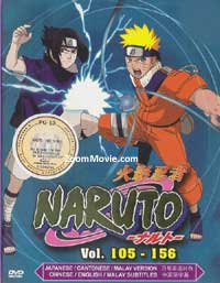 Naruto TV 105-156 (Box 3) (DVD) (2002~2007) Anime