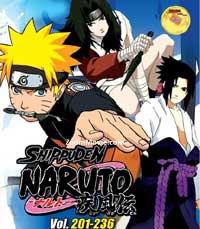 Naruto TV 201-236 (Naruto Shippudden) (Box 5) (DVD) (2007~2012) Anime