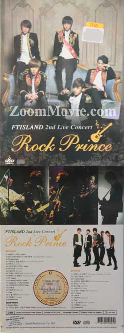 FT Island 2nd Live Concert Rock Prince (DVD)韩国音乐视频