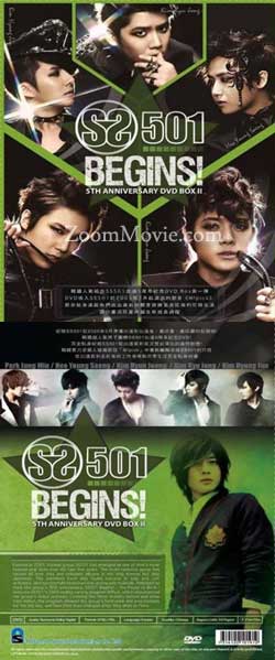 SS501 Begins! 5th Anniversary DVD Box II (DVD) () 韓國音樂視頻