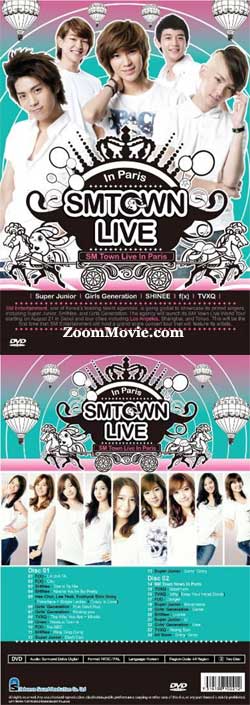 SM Town Live in Paris (DVD) (2011) Korean Music