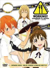 Working!! Season 1-2 (DVD) (2011) Anime