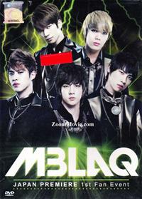 MBLAQ Japan Premiere 1st Fan Event (DVD) (2011) Korean Music