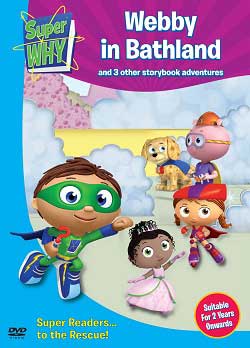 Super Why ! - Webby in Bathland (DVD) (2012) Children Education