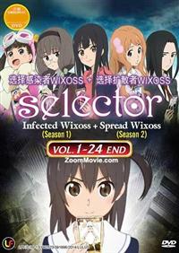 Selector Infected Wixoss (Season 1) + Selector Spread Wixoss (Season 2) (DVD) (2014) Anime