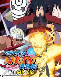 Naruto TV 640-663 (Naruto Shippudden) (Box 22) (DVD) (2015) Anime